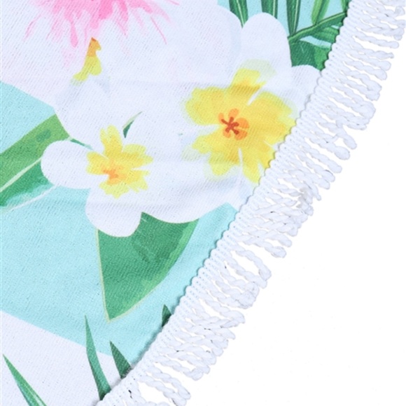Beach Blanket Floral Pineapple print - Picture 2 of 9